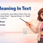SP Meaning In Text