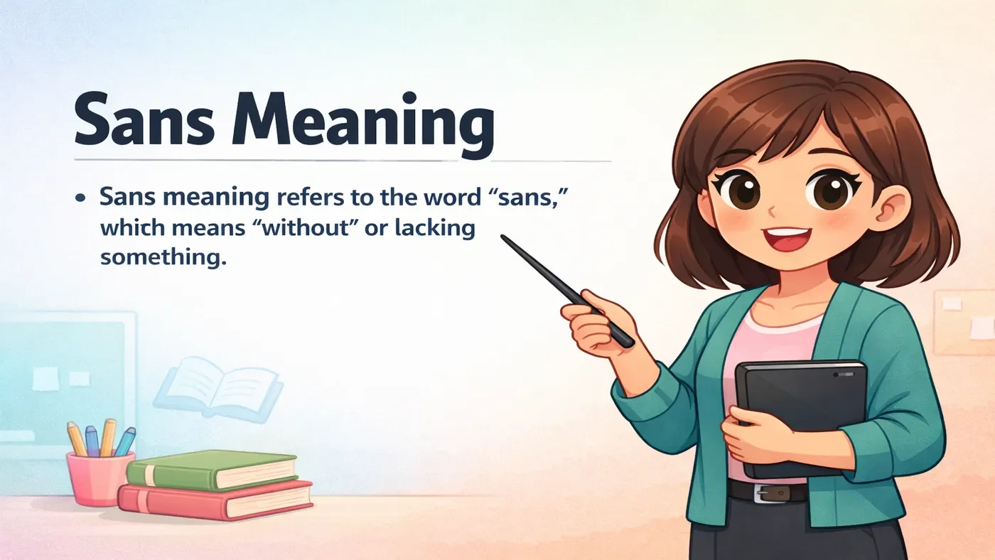 Sans Meaning