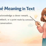 Touche Meaning in Text