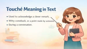 Touche Meaning in Text Explained Clearly