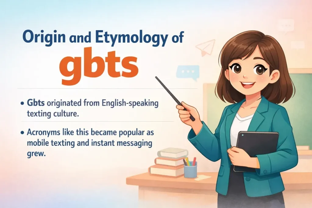 Origin and Etymology of gbts