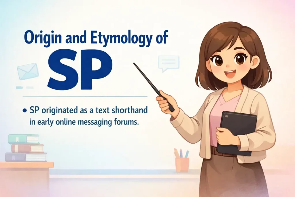 Origin and Etymology of SP