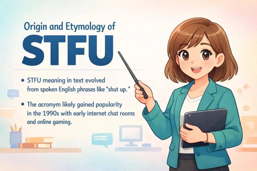 Origin and Etymology of STFU